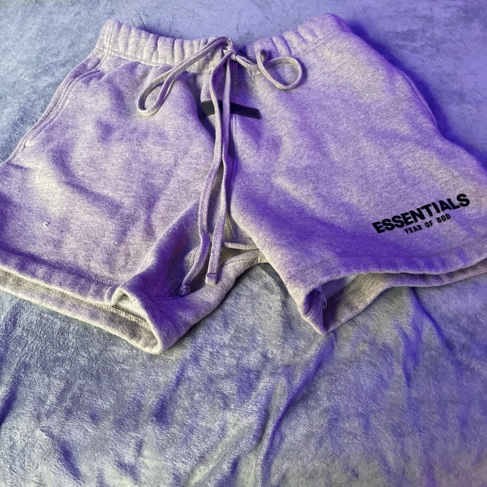 Fear of God Essentials Women's Athletic Gray Shorts